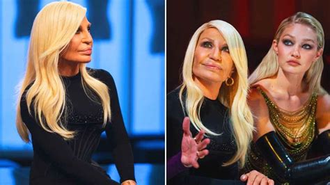 sfilata donatella versace|what happened to donatella versace.